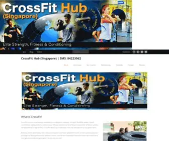 Crossfithub.com(CrossFit Hub Singapore) Screenshot