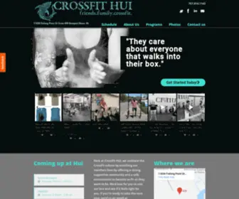 Crossfithui.com(CrossFit HUI) Screenshot