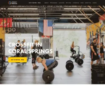 Crossfitimmersion.com(CrossFit Gym in Coral Springs) Screenshot