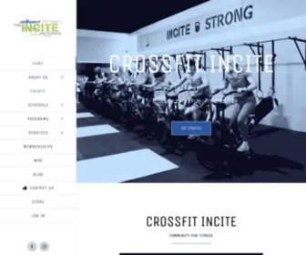 Crossfitincite.com(CrossFit Incite) Screenshot