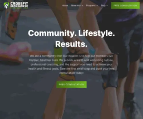 Crossfitironhorse.com(The Best Place to Workout in Fort Worth) Screenshot