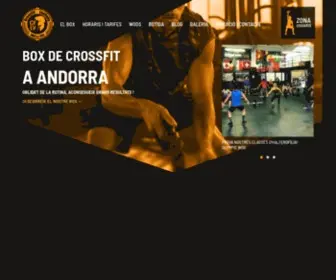 Crossfitlesvalls.com(El teu Box de Crossfit a Andorra) Screenshot