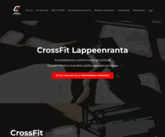 Crossfitlpr.com(CrossFit Lappeenranta) Screenshot