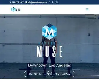 Crossfitmuse.com(Downtown LA CrossFit) Screenshot