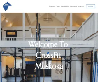 Crossfitmuskoka.com(CrossFit Muskoka) Screenshot