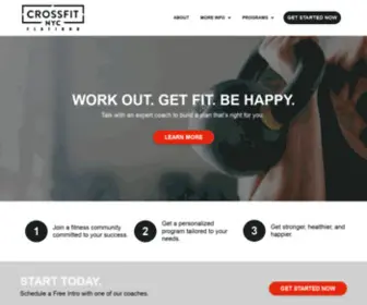 CrossfitnycFlatiron.com(CrossFit NYC) Screenshot