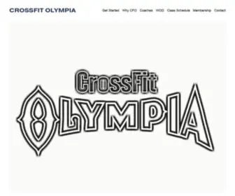 Crossfitolympia.com(CrossFit Olympia) Screenshot