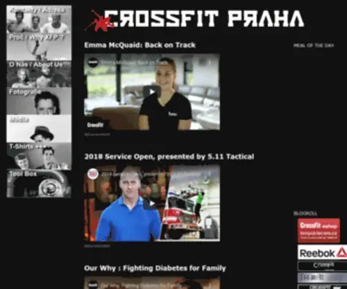 Crossfitpraha.com(Gym) Screenshot