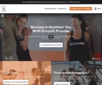 Crossfitprovoke.com(Gym/Physical Fitness Center in Lomita) Screenshot