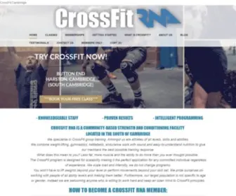 Crossfitrna.co.uk(The premier destination for CrossFit in Cambridge. Crossfit RNA) Screenshot