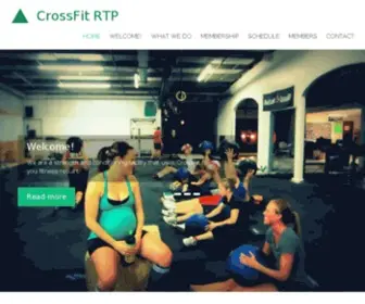 Crossfitrtp.com(CrossFit RTP) Screenshot