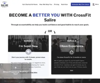 Crossfitsalire.com(Gym key=“gym) Screenshot