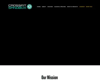 Crossfitsandbox.com(CrossFit Sandbox) Screenshot