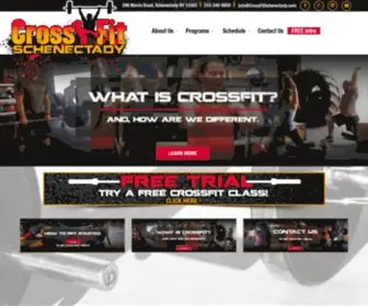 Crossfitschenectady.com(CrossFit Schenectady gym) Screenshot