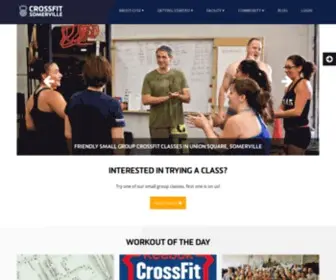 Crossfitsomerville.com(CrossFit Somerville in Union Square Somerville MA) Screenshot