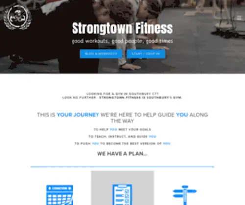 Crossfitstrongtown.com(Strongtown Fitness) Screenshot