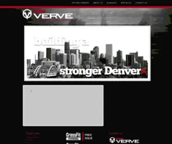 Crossfitverve.com(CrossFit Verve's mission) Screenshot