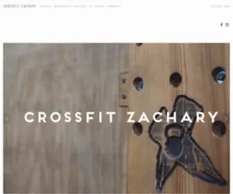Crossfitzachary.com(CrossFit Zachary) Screenshot