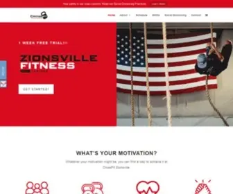 Crossfitzionsville.com(CrossFit Zionsville) Screenshot