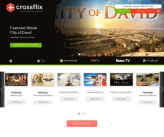 Crossflix.com(Faith and family movies) Screenshot