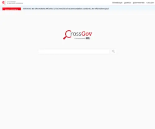 Crossgov.lu(Recherche Etat) Screenshot