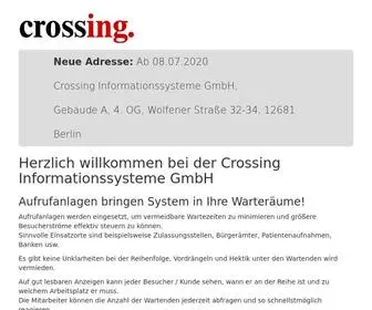 Crossing.de(Queue management system) Screenshot