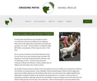 Crossingpathsanimalrescue.org(Crossing Paths Animal Rescue) Screenshot