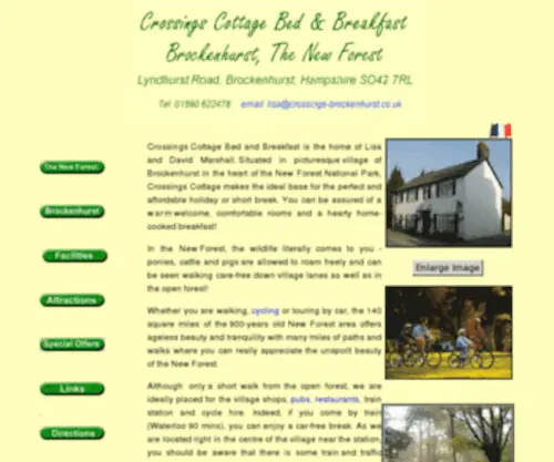 Crossings-Brockenhurst.co.uk(Crossing Bed and Breakfast Brockenhurst) Screenshot