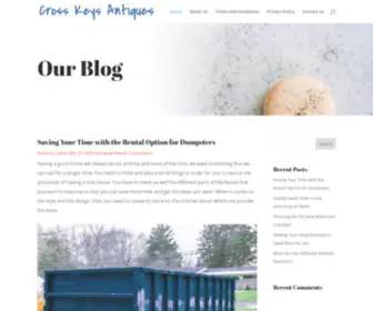 Crosskeysantiques.com(European Antique Furniture French English Italian antique furniture and accessories) Screenshot