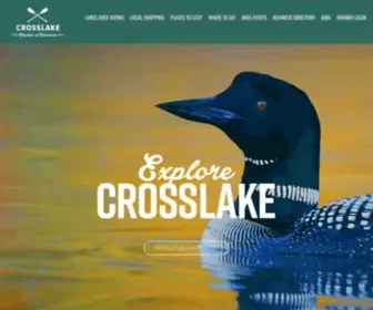 Crosslake.com(The Crosslake Chamber of Commerce) Screenshot