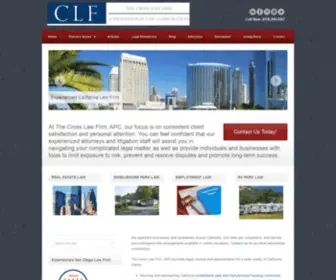 Crosslawfirmapc.com(Landlord Attorney) Screenshot