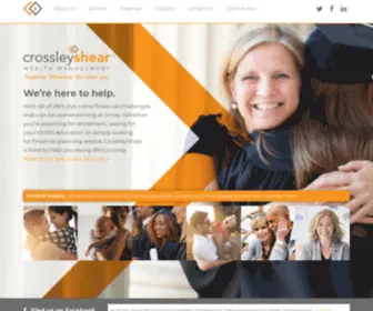 Crossleyshear.com(CrossleyShear Wealth Management) Screenshot