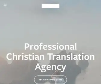 Crosslingo.com(Professional Christian Translation Services) Screenshot