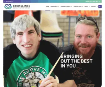 Crosslinks.org.au(Disability Support Services Midland) Screenshot