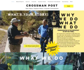 Crossmanpost.com(Video production) Screenshot