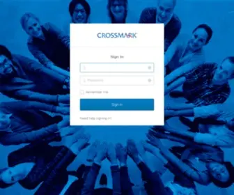 Crossmarkconnect.com(CROSSMARK, Inc) Screenshot