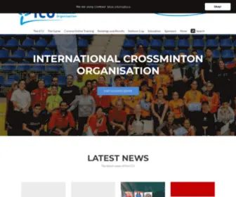 Crossminton.org(International Crossminton Organisation) Screenshot