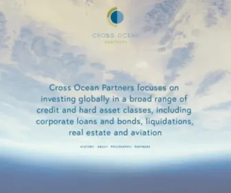 Crossoceanpartners.com(Cross Ocean Partners) Screenshot