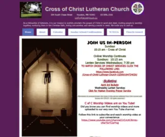 Crossofchristhouston.org(Cross of Christ Home) Screenshot