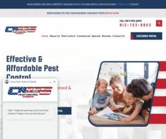 Crosspestcontrol.com(Tampa Pest Control Services) Screenshot