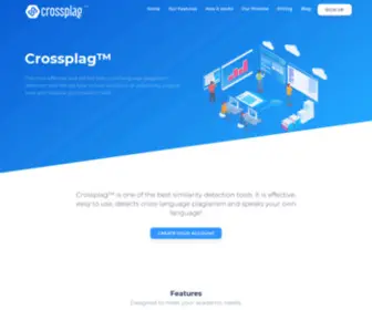 Crossplag.com(Home) Screenshot