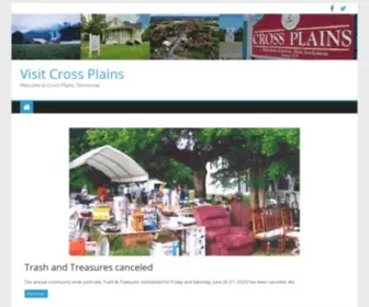 Crossplainstnchamber.org(Cross Plains) Screenshot