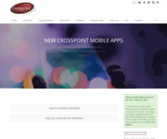 Crosspointbangor.com(Crosspoint Church of Bangor) Screenshot