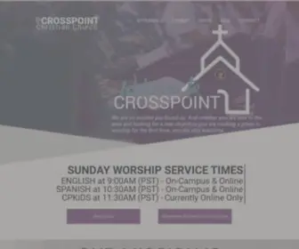 Crosspointchristianchurch.com(CrossPoint) Screenshot