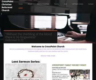 Crosspointcrc.ca(CrossPoint Christian Reformed Church) Screenshot