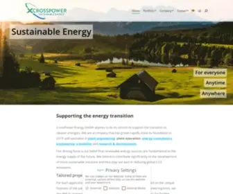 Crosspower.at(Sustainable energy) Screenshot