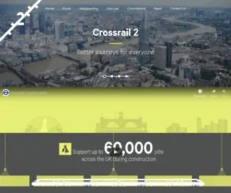 Crossrail2.co.uk(Crossrail 2) Screenshot