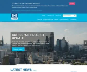 Crossrail.co.uk(Crossrail Ltd has delivered the Elizabeth line) Screenshot
