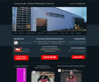 Crossroads-UMC.com(CrossRoads United Methodist Church) Screenshot