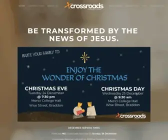 Crossroads.org.au(Crossroads Christian Church) Screenshot